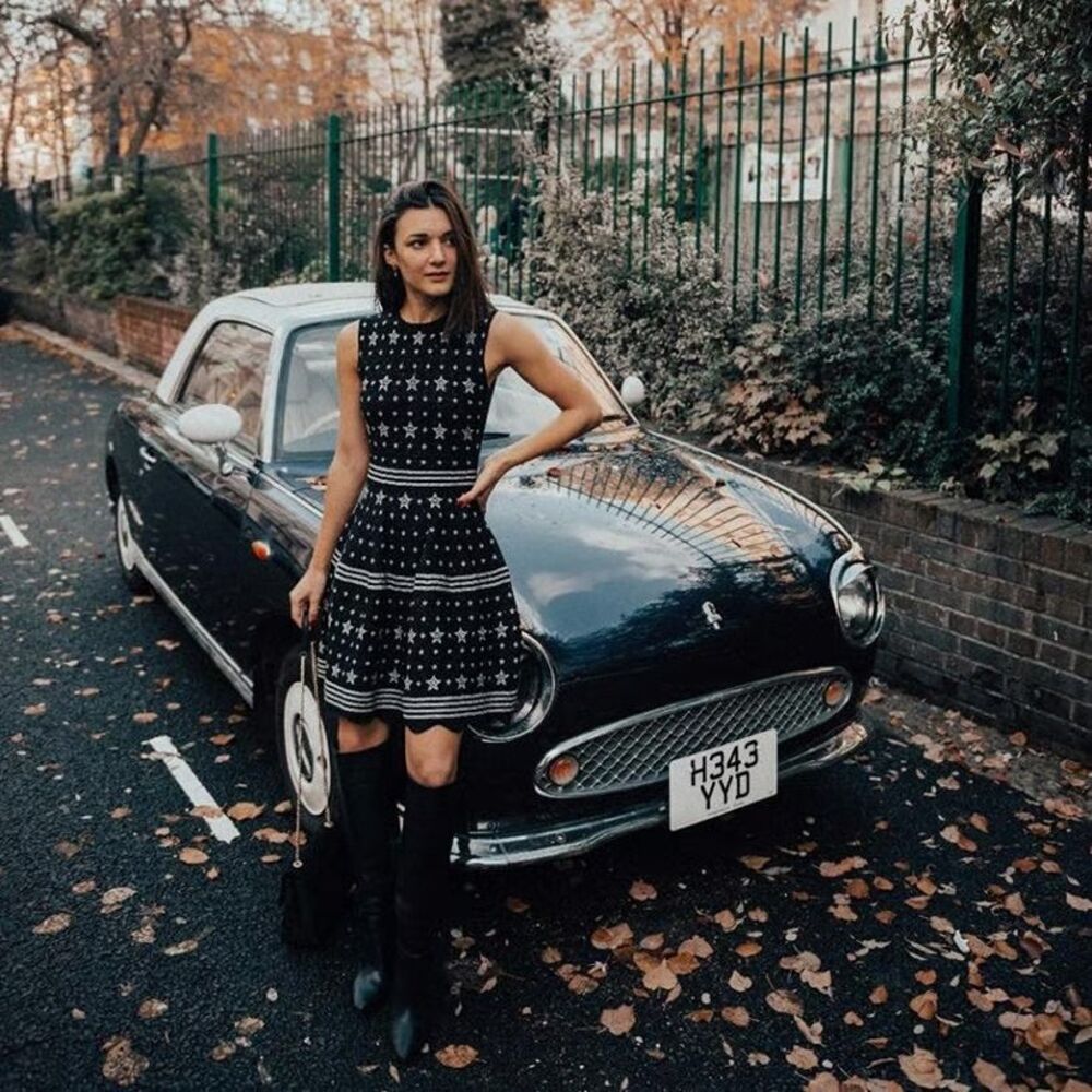 Ted Baker Mariae Star Dress Black Size 3/US8 - Picture 3 of 12